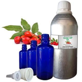 ROSEHIP Carrier Oil, 100% Pure & Natural - 10 ML To 100 ML Therapeutic & Undiluted
